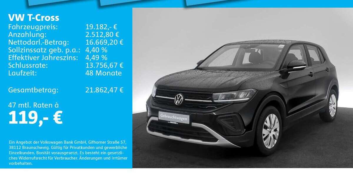 VW T-Cross 10.398 km 19.182 &euro; München 80935