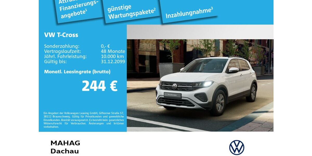 VW T-Cross 3.000 km 22.980 &euro; Dachau 85221