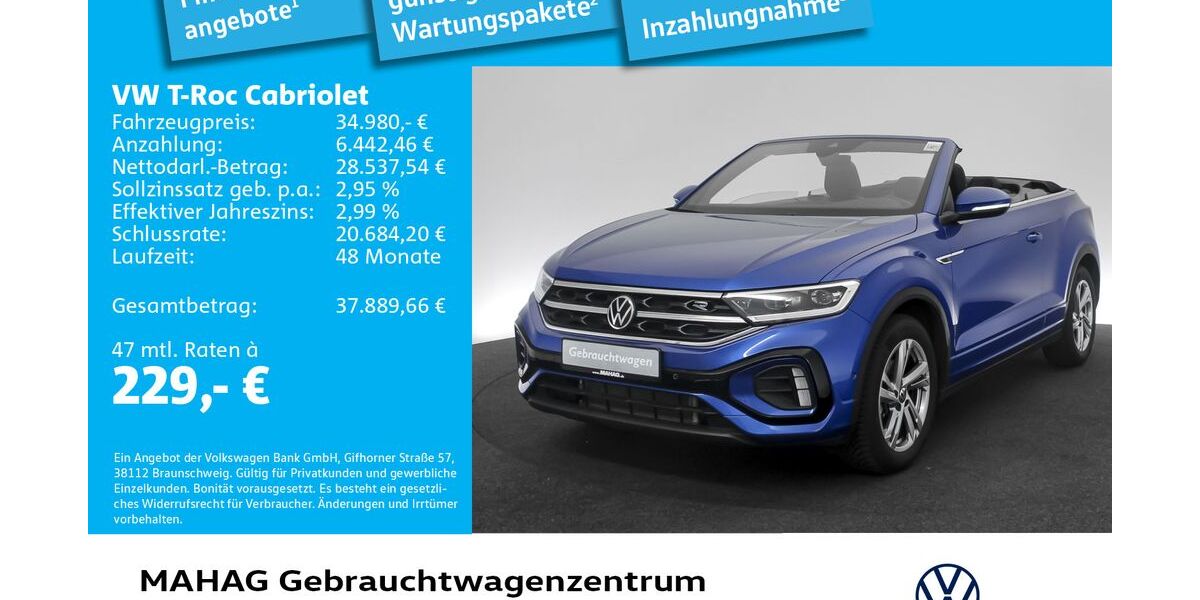 VW T-Roc 13.760 km 34.980 &euro; München 80935