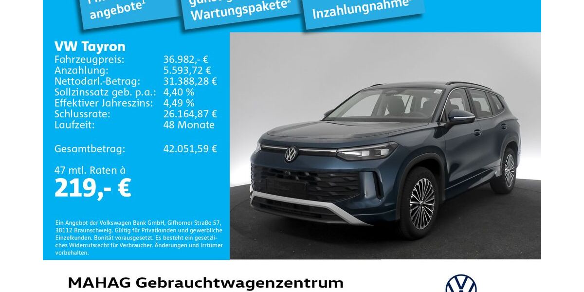 VW Tayron 17.538 km 36.483 &euro; München 80935