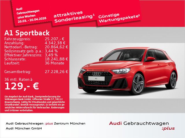 Audi A1 1.795 km 25.207 &euro; Eching 85386