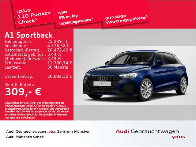 Audi A1 8.074 km 25.249 &euro; Eching 85386