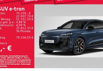 Audi SQ6 e-tron 26.470 km 73.359 &euro; Eching 85386