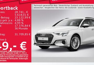 Audi A3 34.060 km 28.692 &euro; Eching 85386