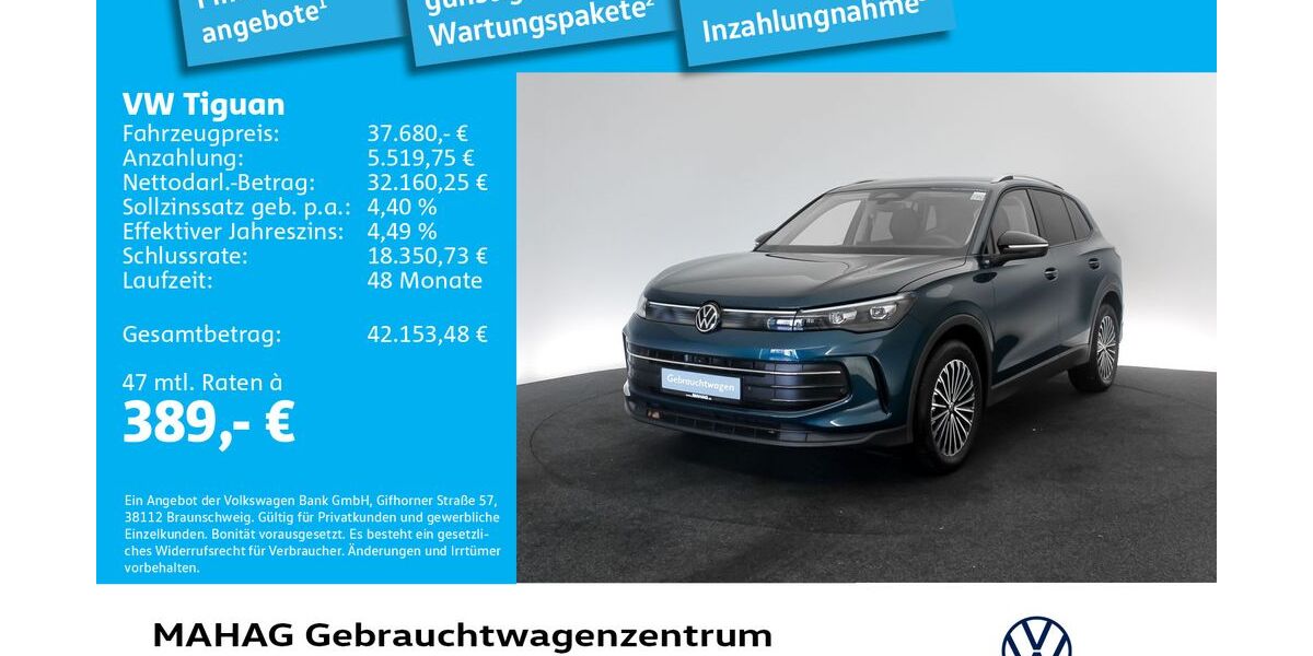 VW Tiguan 15.128 km 36.484 &euro; München 80935