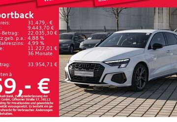 Audi A3 27.616 km 31.479 &euro; München 80935