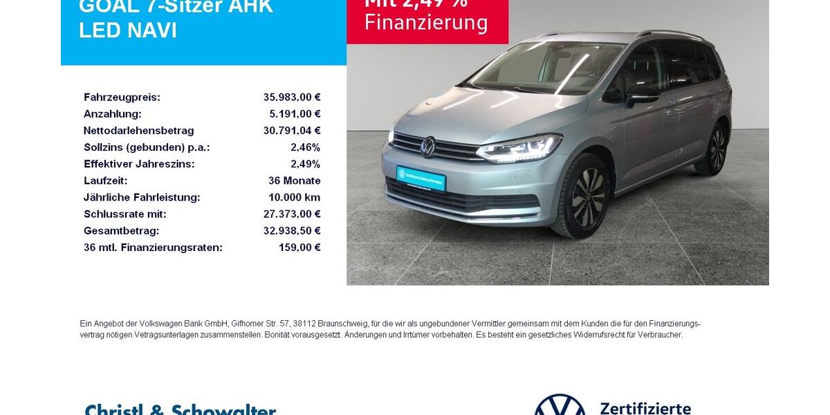 VW Touran 23.550 km 35.983 &euro; München 81476