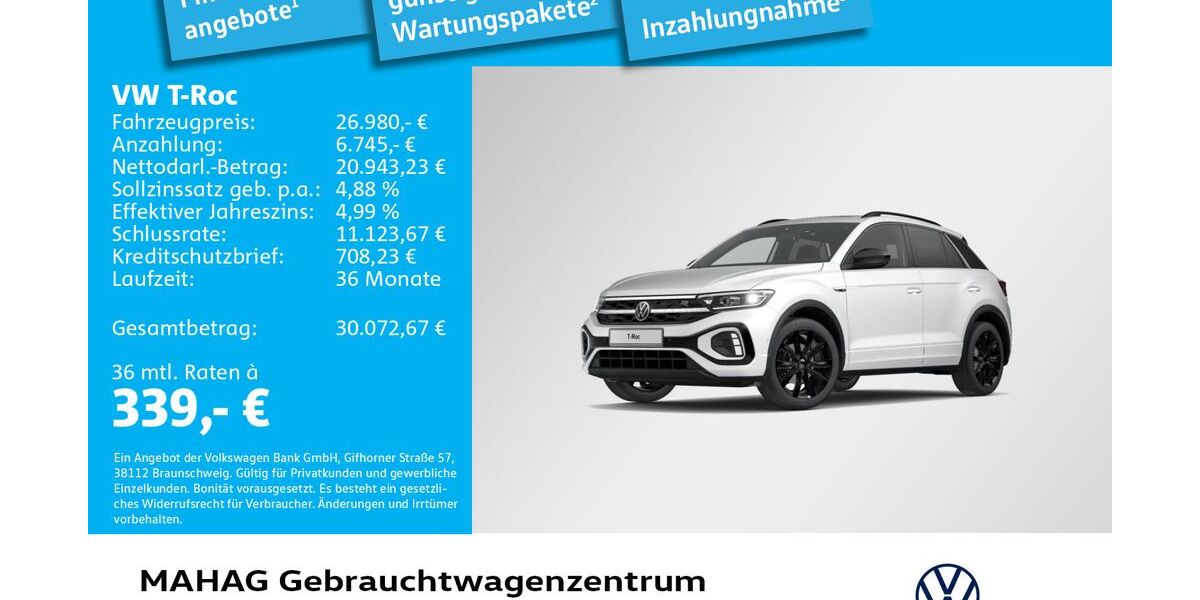 VW T-Roc 52.080 km 26.980 &euro; München 80935