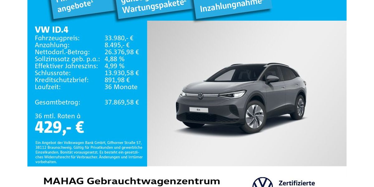 VW ID.4 32.857 km 33.980 &euro; München 80935