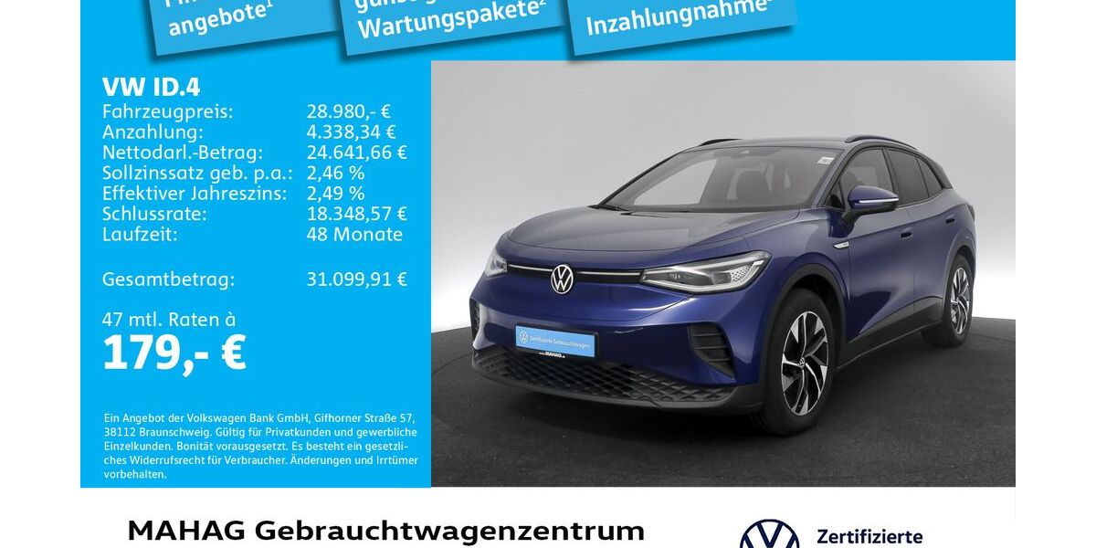 VW ID.4 52.315 km 28.980 &euro; München 80935