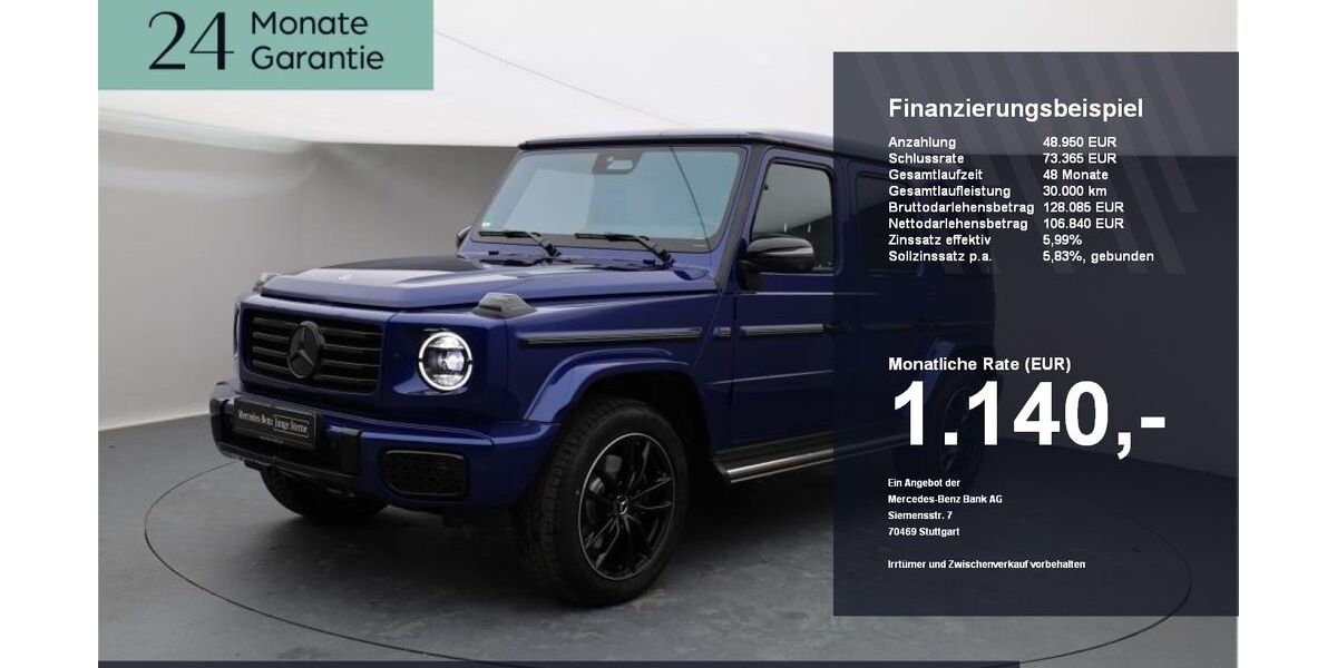 Mercedes-Benz G 450 7.800 km 154.950 &euro; Ebersberg 85560